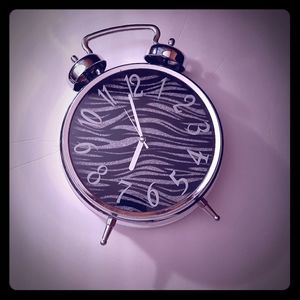 Zebra alarm clock
